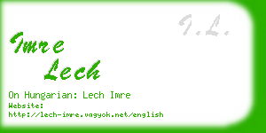 imre lech business card